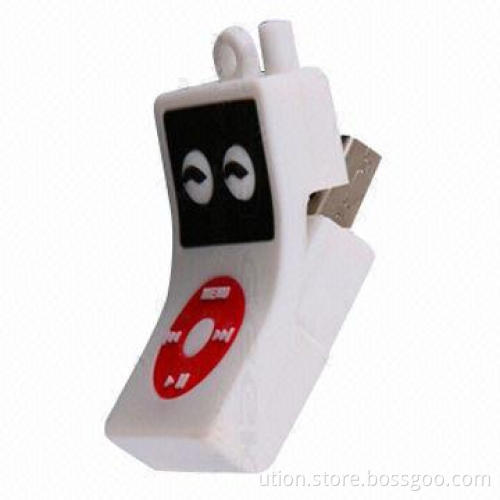 Cartoon-shaped USB Flash Drive, with Up to 64GB Memory Capacity